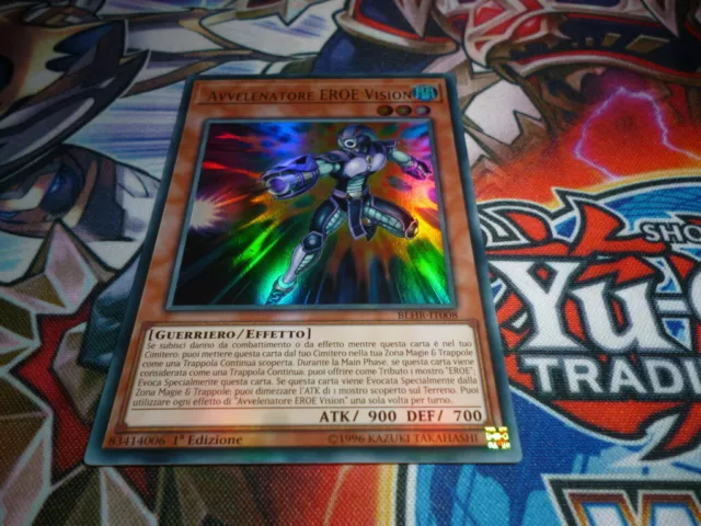 Yu Gi Oh Avvelenatore Eroe Vision - Blhr It 008 – Ultra Rara - Ita