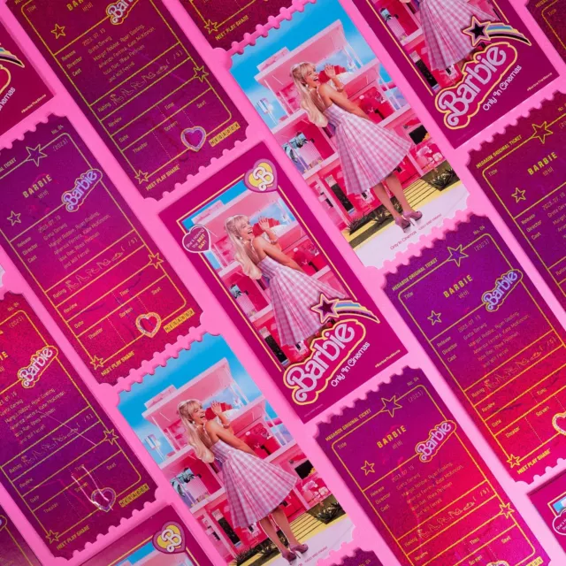 Barbie Megabox Original Limited movie ticket D/S