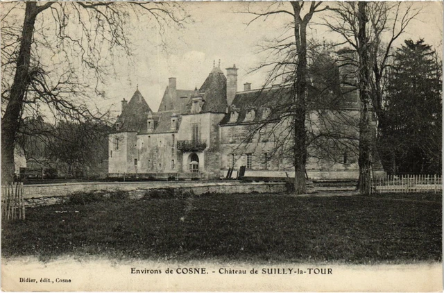 CPA Env. de COSNE Chateau de SUILLY Nievre (100385)