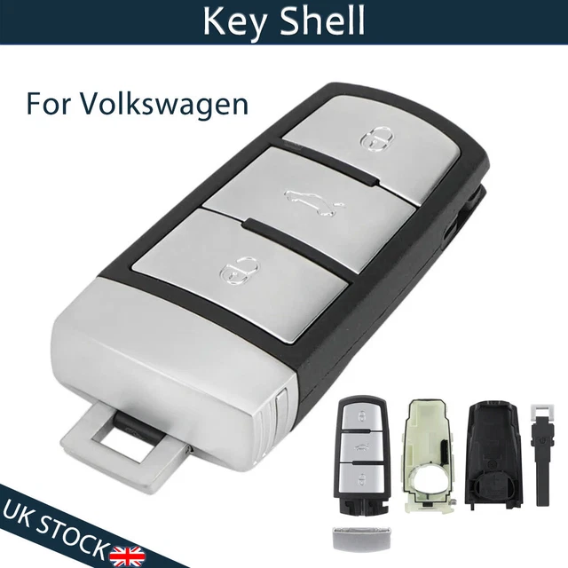 RFC 3 button case for VW Volkswagen Passat CC B6 B7 3C remote key 2005 - 2015 | UK RFC 3 button case for VW Volkswagen Passat CC B6 B7 3C remote key 2005 - 2015 | UK
