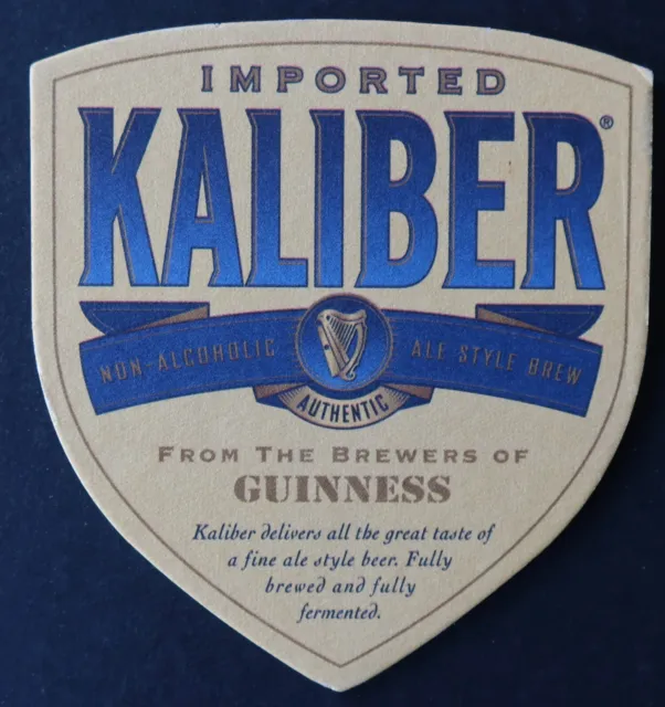 Sous-bock merry GUINNESS imported KALIBER beermat coaster 22