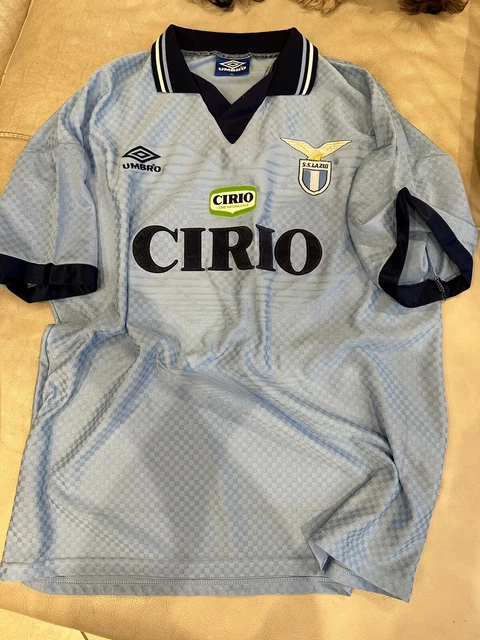 Maillot Vintage Umbro Du Lazio - Veste Seulement - Pas Porté En Match - Occasion