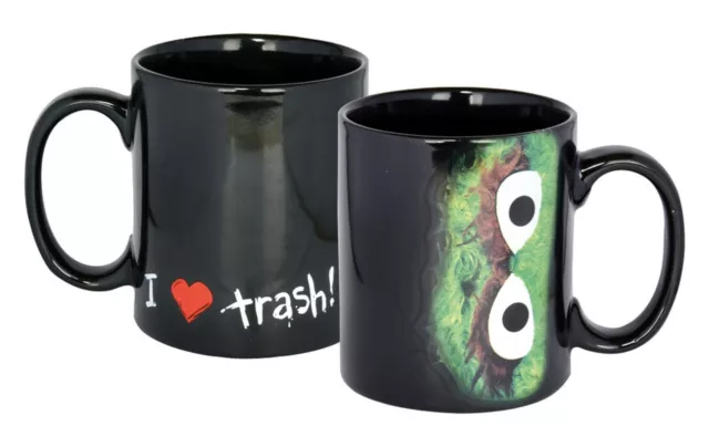 SESAMSTRASSE - Oscar / I Love Trash! - Tasse / Coffee Mug / Kaffeebecher - Neu