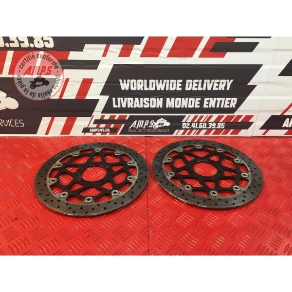 Paire de disque de frein avant Ducati Diavel 1200 2011 à 2014