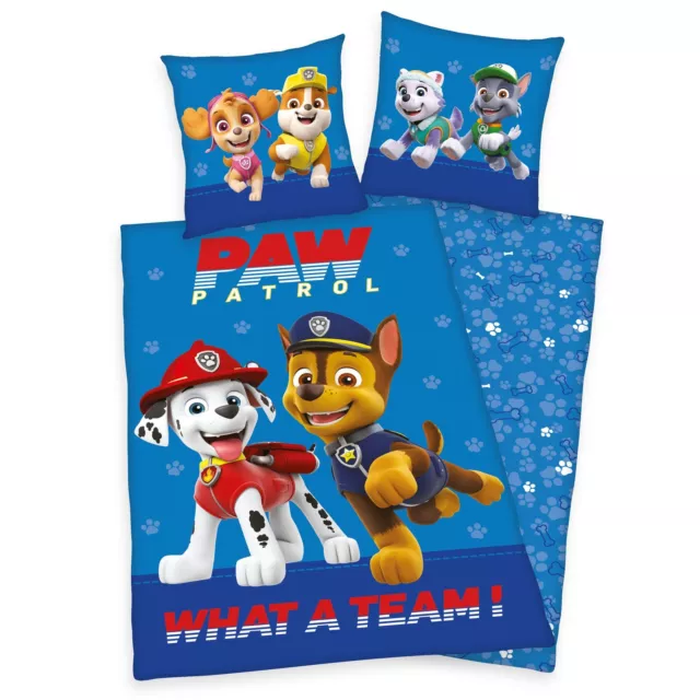 Paw Patrol Bettwäsche Set 2 tlg.135x200cm 80x80cm