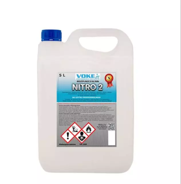 NITRO CELLULOSA DILUENTE 5L Spazzola Spray Pistola Pulitrice Strisce Metallo Miniaturs