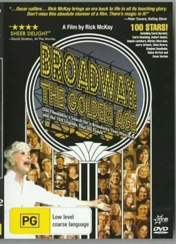 Broadway:  The Golden Age - Rick McKay - RARE OOP reg.4 dvd  t262
