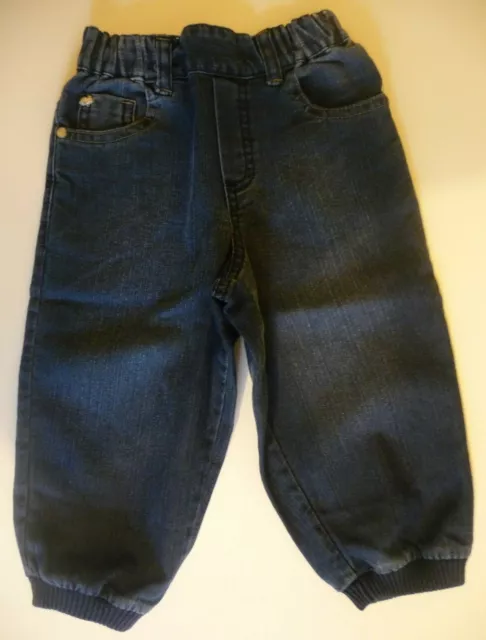 Pantalon en denim bébé coton jeans bébé fille garçon tout-petit taille 18 M poches arrière poignets