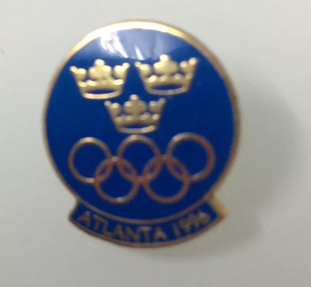 Atlanta Olympic Games 1996: NOC Pin - Sweden Atlanta