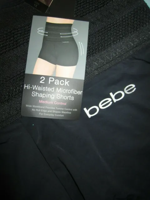 BEBE 3PACK SEAMLESS Shaping Shorts Sz XL Color Black ,Mve and Pink  ,Shapewear. $29.99 - PicClick