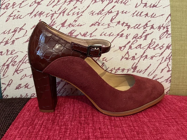Wine coloured shoes uk sales