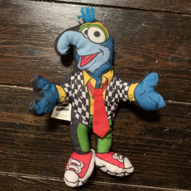 GONZO THE GREAT Blockbuster Video VTG 1998 Plush Toy 7” Muppet Doll Figure Clean