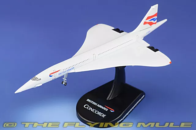 Postage Stamp Planes 1:350 Concorde British Airways G-BOAD