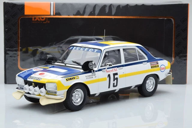 1/18 Peugeot 504 Ti N°6 Rallye Du Maroc 1976 - Altaya Neuf - Jean
