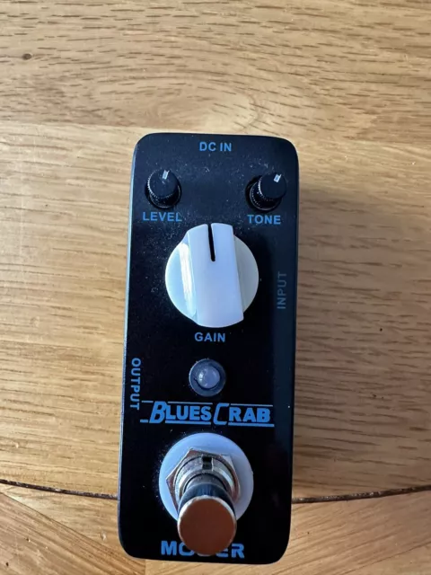 Mooer Micro Compact 'Blues Crab' Blues Drive Effects Pedal, MBD1