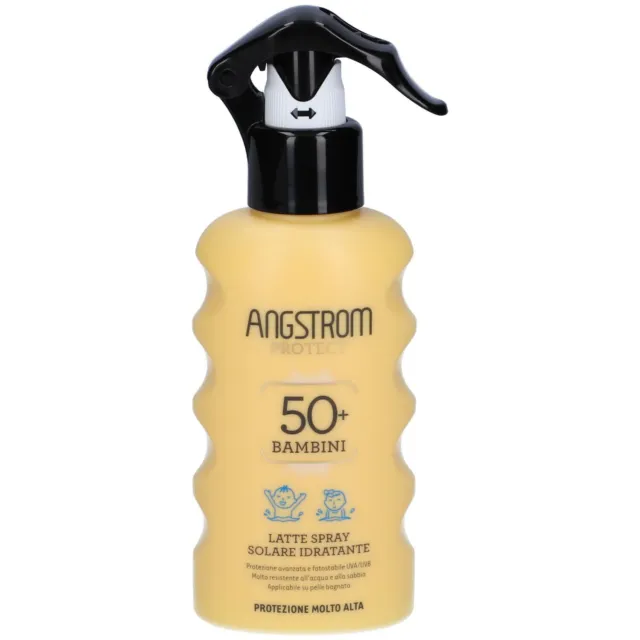 Angstrom Protect Hydraxol Kids Latte Spray Solare Ultra Protezione 50+ 175 Ml