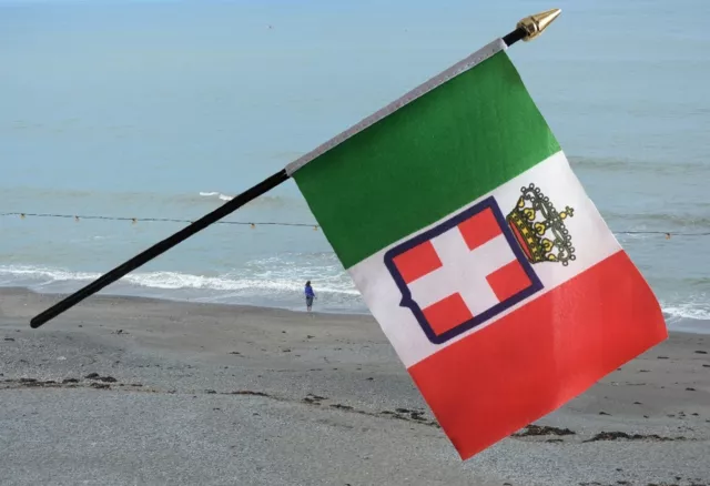 ITALY STATE SMALL HAND WAVING FLAG 6"X4" flags ITALIAN ITALIA