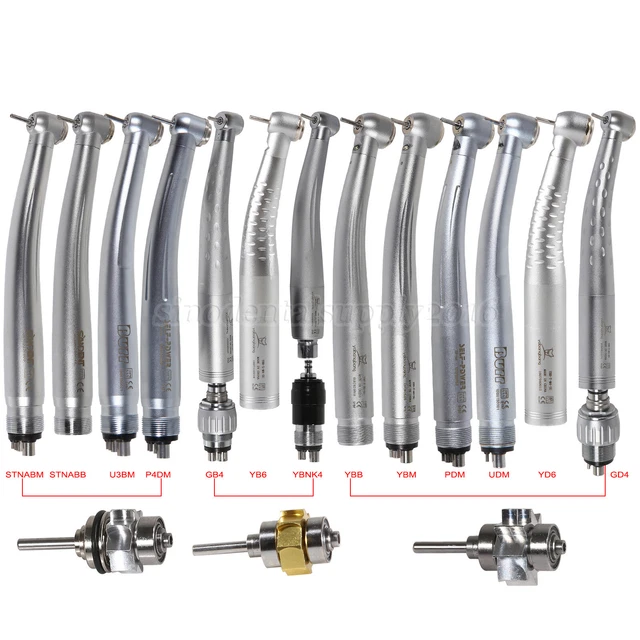 NSK/KaV Style Dentaire High Speed/E-generator LED/Fiber Optic Handpiece 2/4/6H