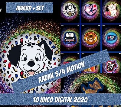 Topps Disney Collect Unco Dalmatien Award Set (1+9 radial motion s4 2020 Digital