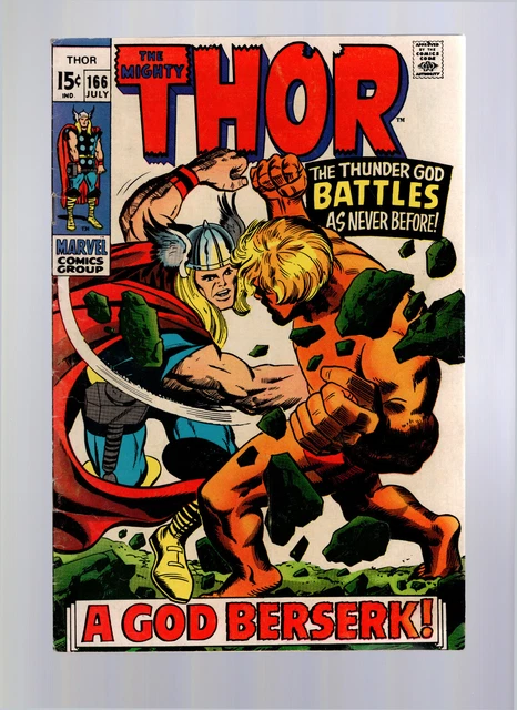 The Mighty Thor #166 - 2nd Appearance Him (Warlock) - Mid Grade Plus