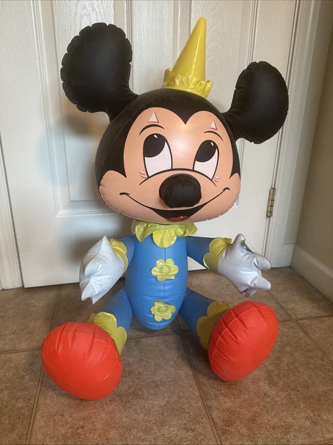 Rare Inflatable VINTAGE RARE 50S 60s Inflatable Blow Up Ideal Toys Disney Mickey Mouse ...