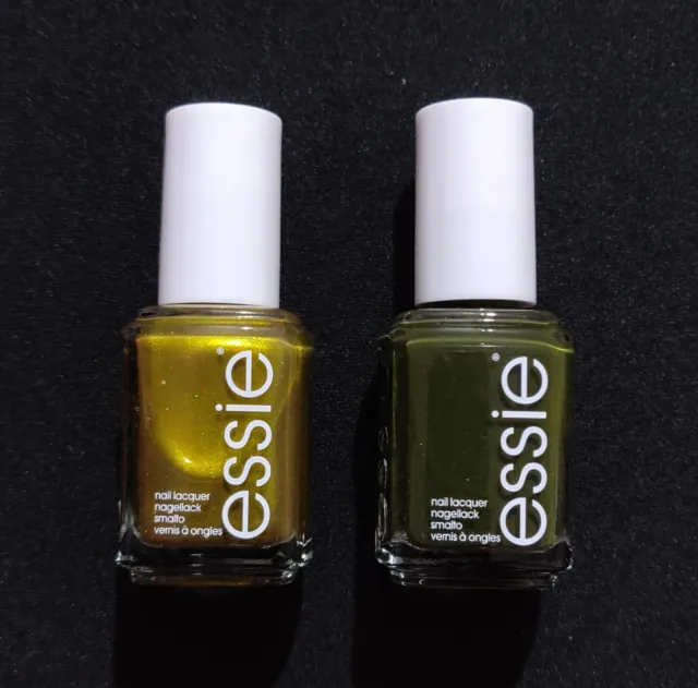 ESSIE NAIL POLISH in the shades You\'re A Natural and In Pursuit Of  Craftiness £9.99 - PicClick UK
