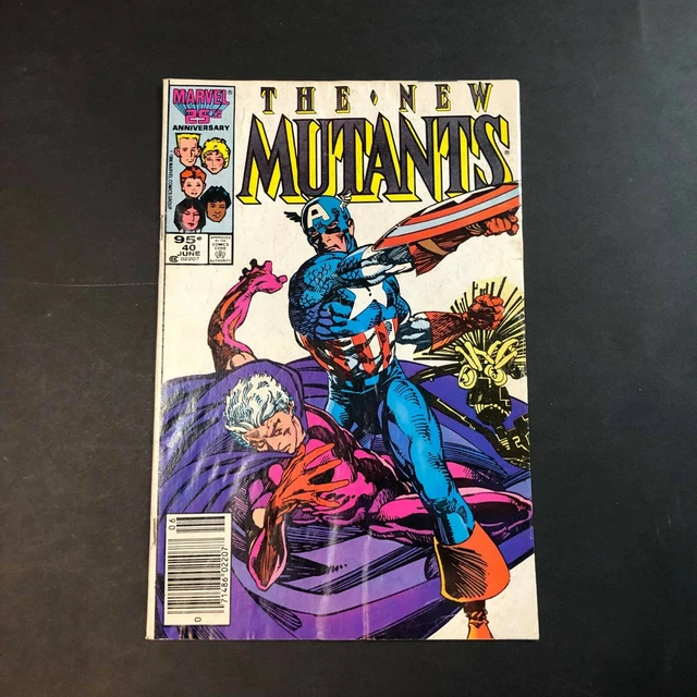 Marvel The New Mutants Vol.1, No.40, June 1986 Ungraded Comic Book Z7
