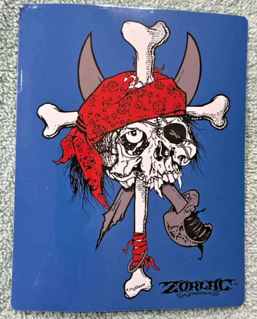 VINTAGE SKATEBOARD JOHN GIBSON ZORLAC 80's NOT A REISSUE