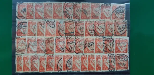 Lots  Briefmarken Portugal Correios um 1900