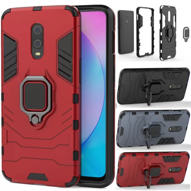 Shockproof Armor Hard Cover Ring Holder Stand Case For Oneplus/7/9 Pro/6T/8T