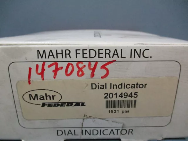 Mahr 2014945 Dial Indicator Factory Sealed 2