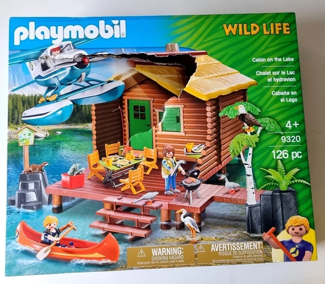 PLAYMOBIL VIE SAUVAGE Cabine Sur Lac 9320 Enfants Jouet Avion Bo te PLAYMOBIL VIE SAUVAGE Cabine Sur Lac 9320 Enfants Jouet Avion Bo te