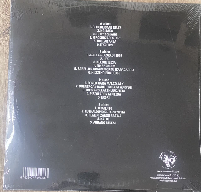 NEGU GORRIAK - BORREROAK BADITU MILAKA AURPEGI Lp (2) VINILO nuevo PRECINTADO 2