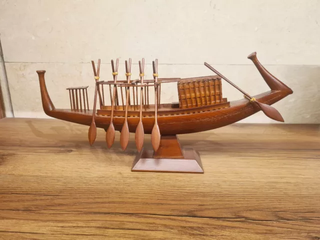 Stunning Reproduction of King Khufu's Solar Boat  -Large Size 3