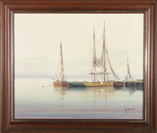 Signed Mid 20th Century Oil - The Early Morning