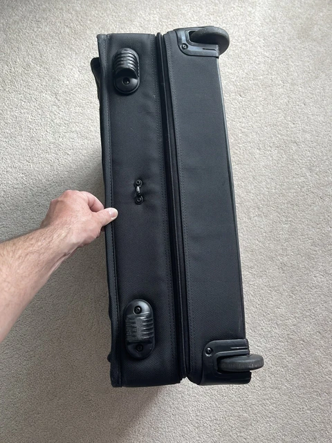 Tumi Black Alpha Ballistic Nylon Long Wheeled Garment Bag Luggage Travel 2242D3 3