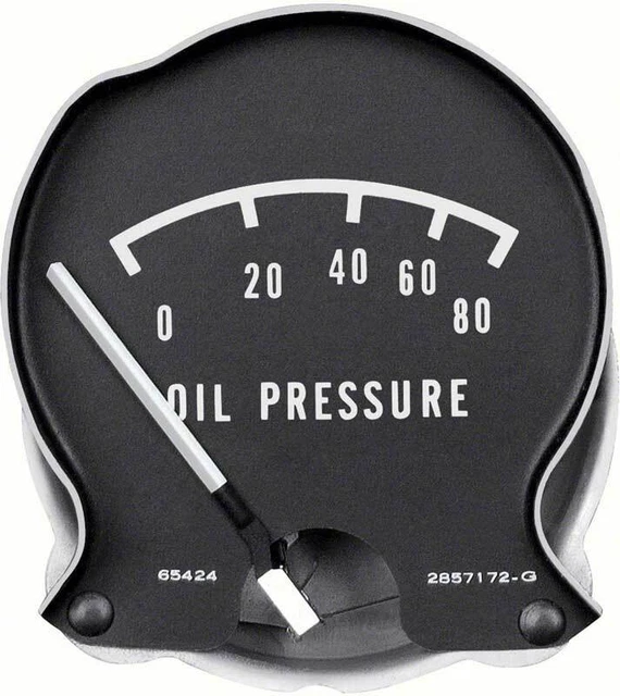 1968-70 Dodge Plymouth B-Body; Rallye Oil Pressure Gauge