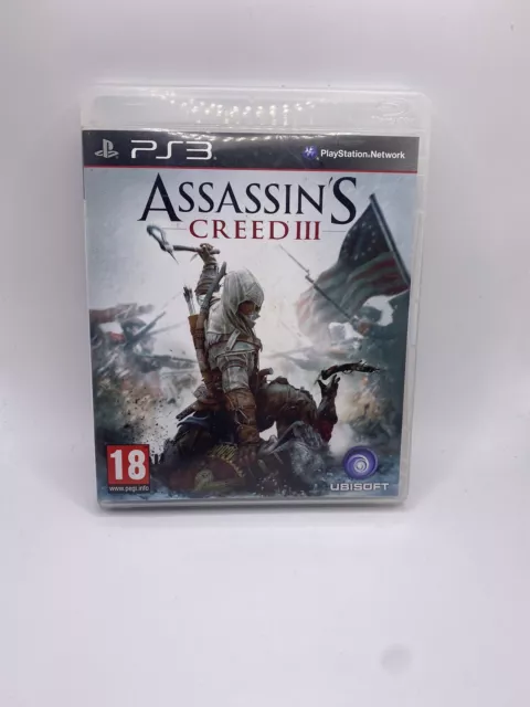 SONY PLAYSTATION - Jeu Vidéo PS3 Assassin's Creed III - État ✅✌️