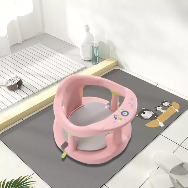 NEW baby bath seat NON TOXIC PLASTIC bath Ring bath seat for 06-18 Months baby