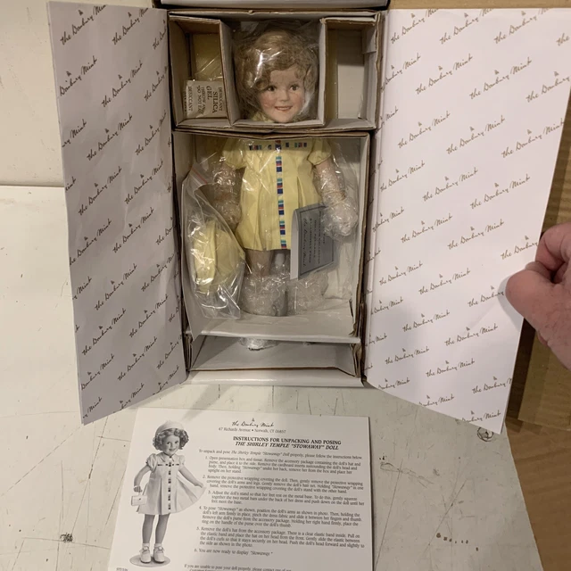 Shirley Temple "Stow Away" Doll-Danbury Mint-Movie Classics-10 Inches New in Box