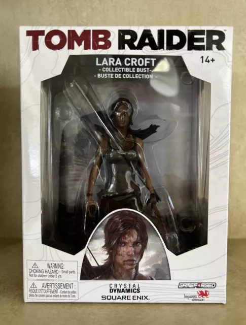 Tomb Raider - Lara Croft  - Bust Statue Crystal Dynamics - New Sealed