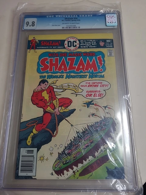 Shazam  Comic Book 9.8 CGC Universal 1976 D.C. Comics Grade
