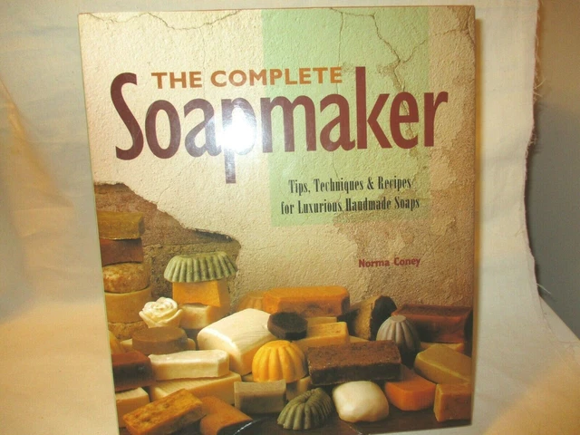 Recetas completas de consejos de libros de tapa dura para fabricante de jabón