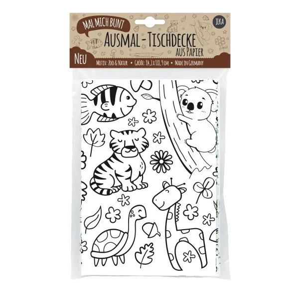 Ausmaltischdecke aus Papier Motiv   "Einhorn Fantasie"