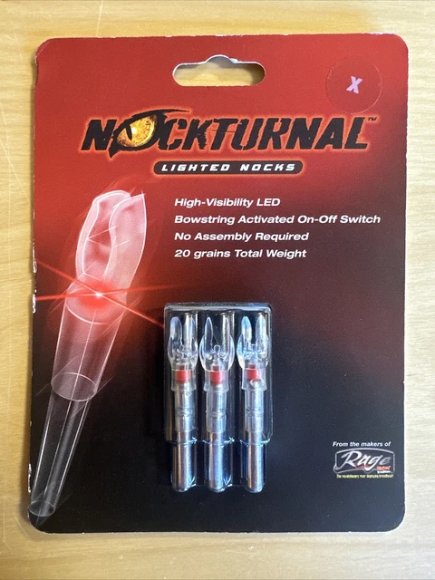 Nocturnal NT502 Red Lighted X Nocks