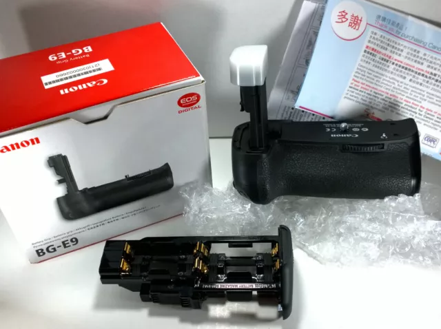 Canon OEM BG-E9 Battery Grip for EOS 60D DSLR Camera GENUINE OPEN BOX 🍁
