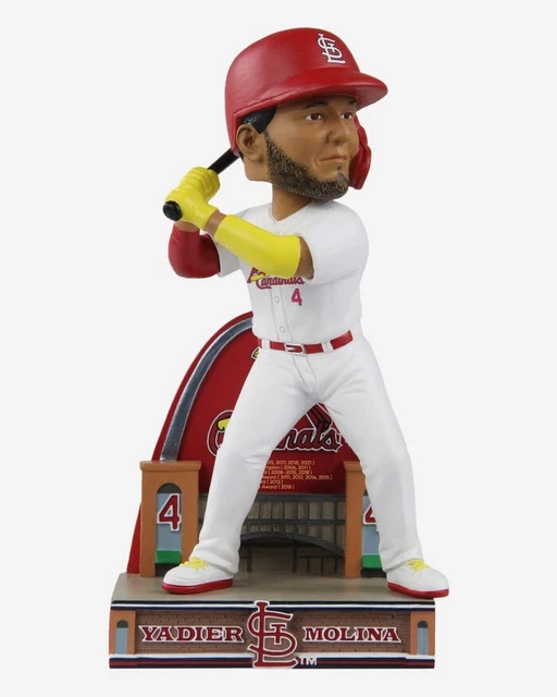 Yadier Molina St Louis Cardinals Career Stats Bobblehead