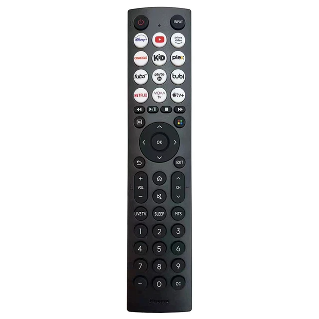 VINABTY Telecomando Ricambio EN2X27HS Per TV Hisense: Sostituto Per Modelli H49N5700, H50M3000, LTDN65K720 E Altri - 2