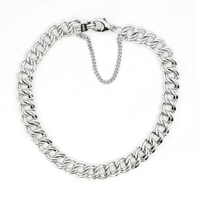 James avery medium double curb bracelet sale