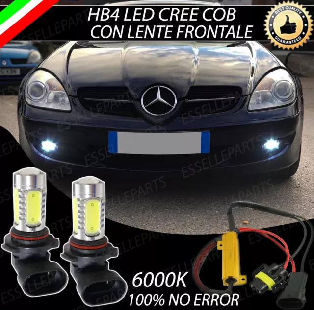 Coppia Lampade Fendinebbia Hb4 Led Cree Cob Canbus Mercedes Slk R171 No Error